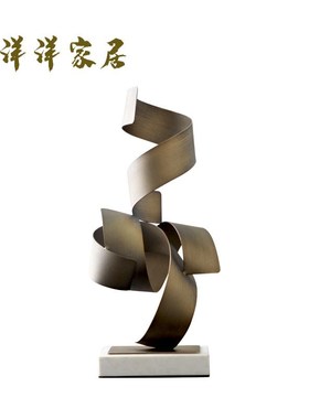 新中式禅意客厅现代软装八角y楼摆件装饰品茶几玄关餐桌轻奢家居