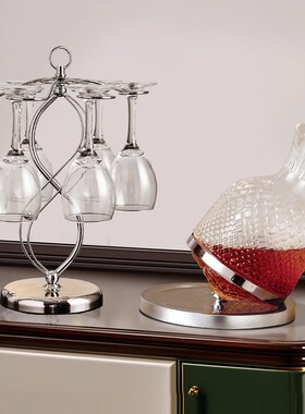 高级感红酒杯架摆件轻奢高档客厅A家居餐厅酒柜高脚杯架倒挂装饰