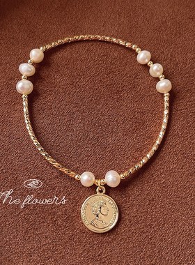 淡水珍珠手链合集!手p作设计感森系清新轻奢首饰工厂饰品手饰