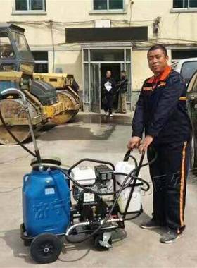 反冲式校园沥青洒布机手推式沥青摊铺机乳化沥青汽油喷洒机