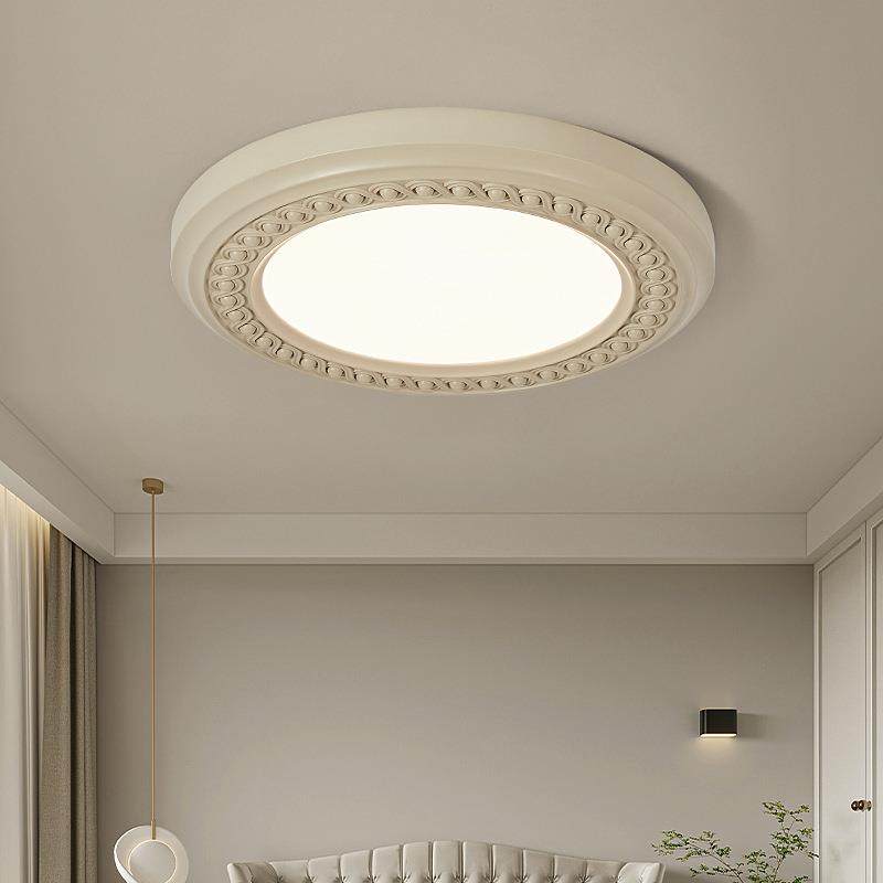 LED卧室灯吸顶灯法式复古主卧房间灯创意设计师圆形艺术北欧灯具,淘宝优惠券,粉丝福利购,淘宝优惠卷