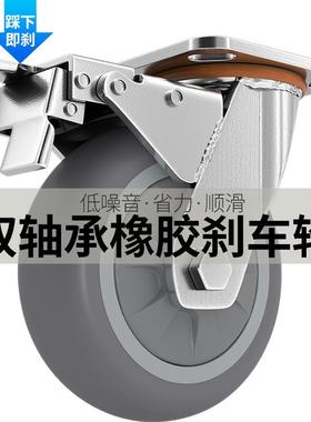 迅驰手推车搬运车小推车拉货平板车家用快递静音可折叠便携拖车