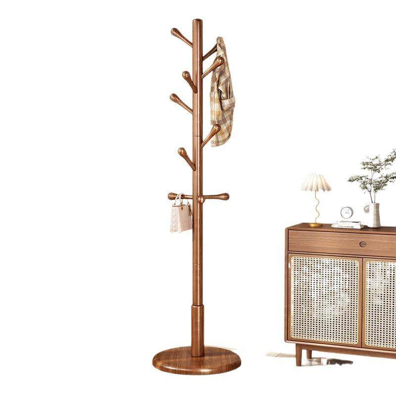 落地衣架衣帽架卧室挂衣架客厅秋冬挂衣杆立式简易实木挂包架木质,淘宝优惠券,粉丝福利购,淘宝优惠卷
