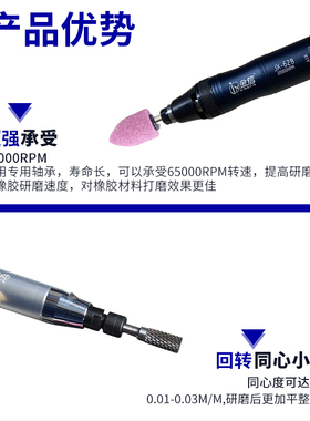 气动打磨机风磨笔气磨机工业级6mm柄气动磨头高速笔式汽磨打磨机