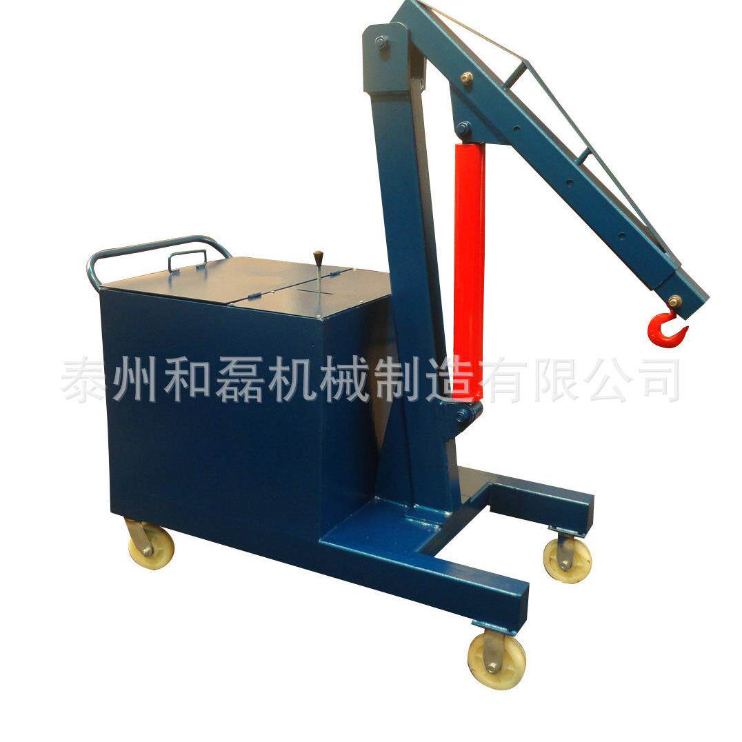 He Lei supplies FPD-2T hydraulic small crane, electric hydraulic small crane, manual rotating hydraulic crane