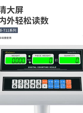 佰伦斯计数TCS表头计重计价仪表台高精度电子秤重器显示屏工业称