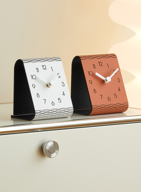 Noridongsan时尚家用座钟简约台钟饰品书房卧室桌面摆件静音摆钟