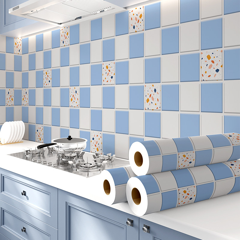 厨房防油贴纸防水耐高温自粘墙贴翻新遮丑墙纸油烟机灶台墙面贴膜,淘宝优惠券,粉丝福利购,淘宝优惠卷