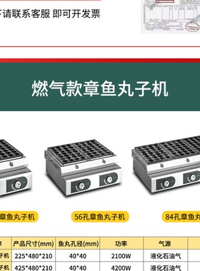 章鱼小丸子商用鱼丸章鱼烧器烤蛋烤盘章鱼小丸子锅