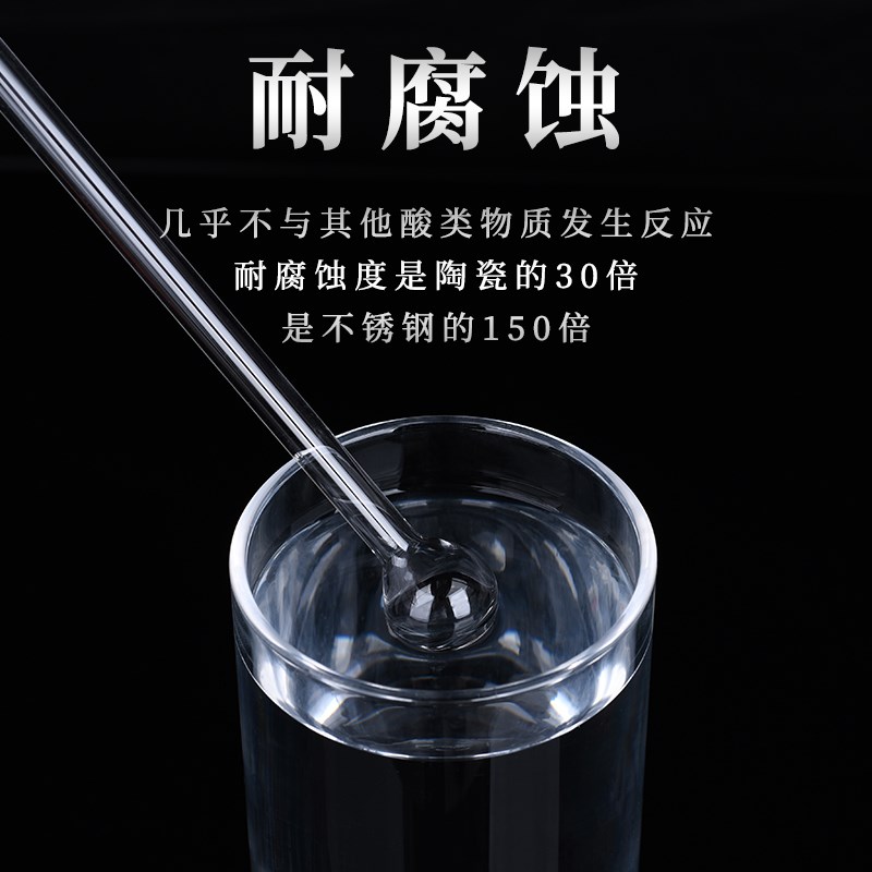 定制耐高温透明超细壁厚熔融石英管毛细管玻G璃管空心光纤0.1-90m - 图1