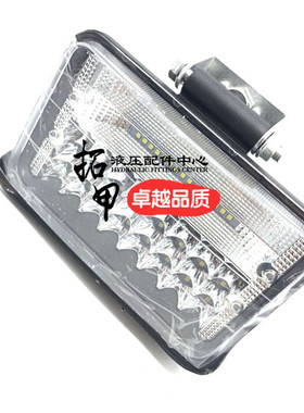 挖机大灯led挖掘机大臂灯12V强光工程车灯叉车超亮货车倒车灯射灯