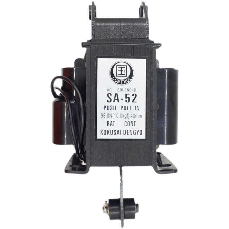 国字牵引式交流电磁铁SA-52 220v/380V行程40MM10KG铜线圈98.0N - 图2