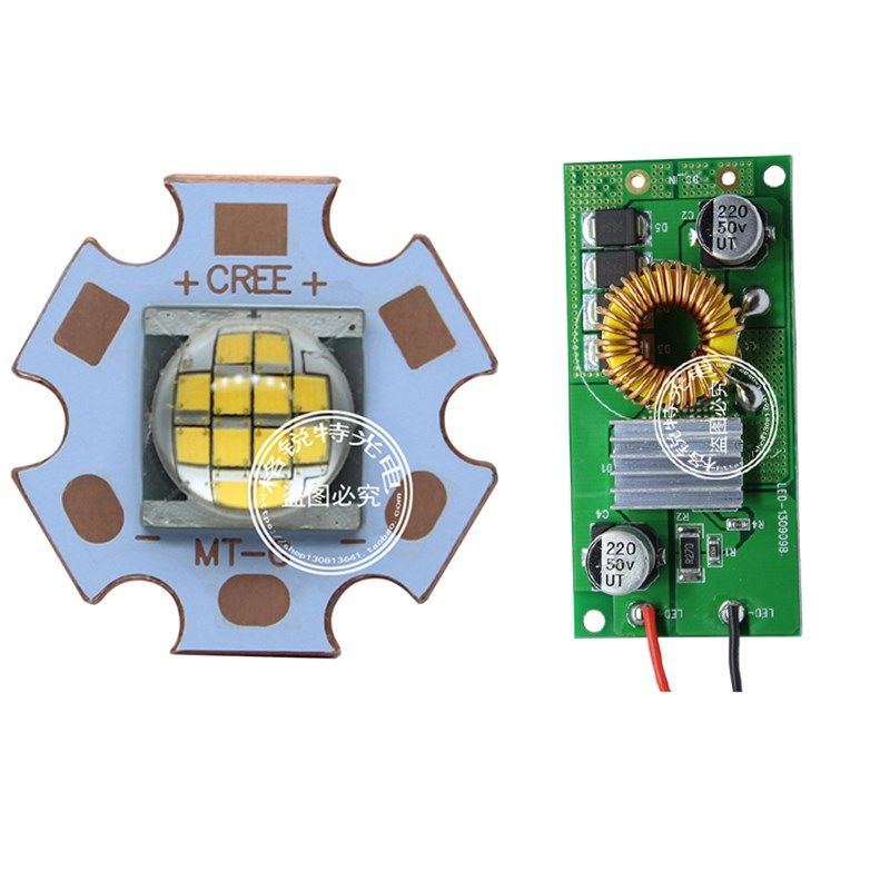 CREE MTG2代36V暖白光灯珠18W24W大功率LED手电筒汽车摩托车光源,淘宝优惠券,粉丝福利购,淘宝优惠卷