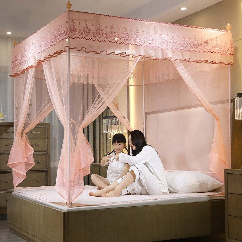 蚊帐T型加密拉链回底1.5米床家用防摔儿童蒙古包1.8m方顶方便,淘宝优惠券,粉丝福利购,淘宝优惠卷