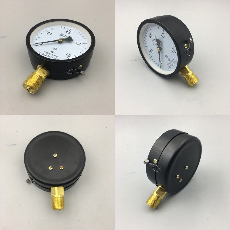 上海天湖Y-100锅炉压力表0-1.6MPA气压表水压表真空负压表-0.1-0 - 图3