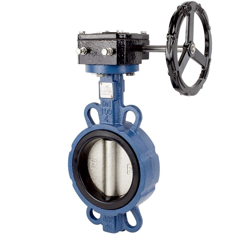 D371X涡轮对夹式蝶阀手动不锈钢阀门DN50 65 80 100 200 250 300 - 图3