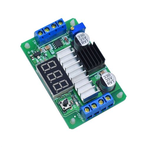 DC-DC LTC1871升压模块3.5~30V 100W 带双路显示电压表 超LM2577 - 图0