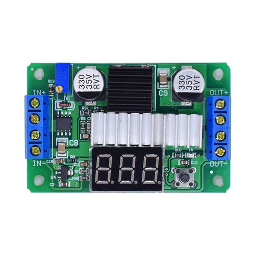 DC-DC LTC1871升压模块3.5~30V 100W 带双路显示电压表 超LM2577 - 图2