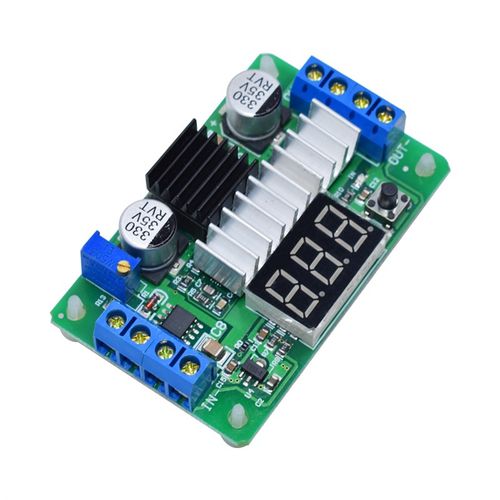 DC-DC LTC1871升压模块3.5~30V 100W 带双路显示电压表 超LM2577 - 图1