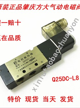 方大电磁阀Q25DC-L6L8L10LAC220V气动控制换向阀DZT-22DC24V开关