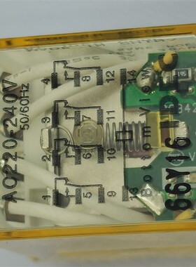 IDEC和泉中间继电器RY4S-UL小14脚AC220-240V机械手HA44射连板用