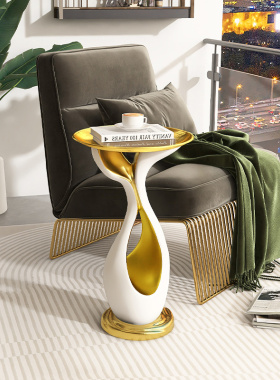 创意艺术大型落地摆件托盘轻奢客厅电视柜沙发边R搬家乔迁新居礼