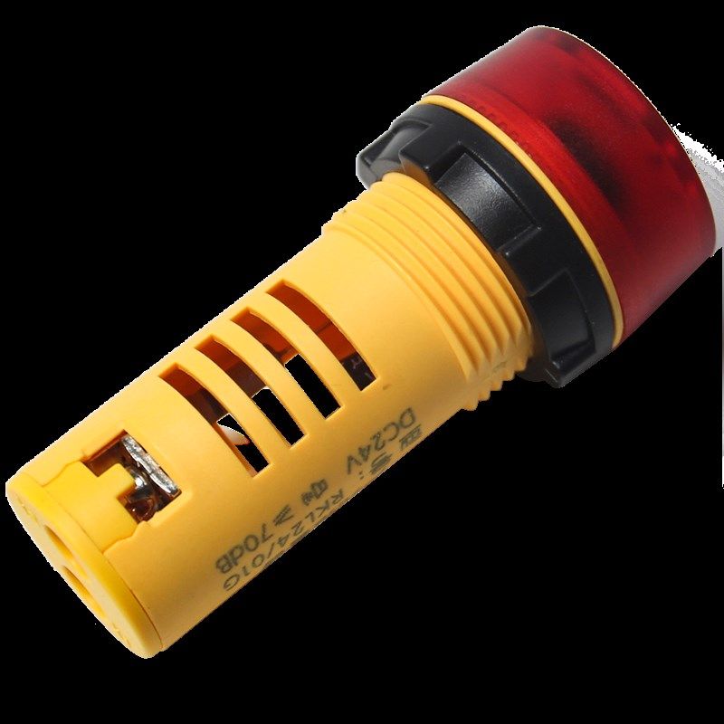 德凌电梯声光报警器RKL24/01G 蜂鸣器指示灯扬声器DC24V 电梯配件 - 图0