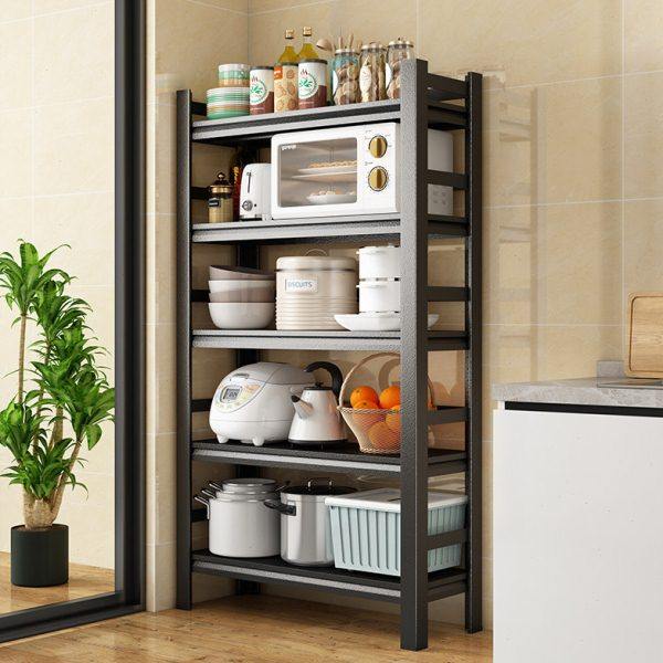 家用多层置物架收纳架储物架微波炉烤箱锅碗落地架子围栏置物架,淘宝优惠券,粉丝福利购,淘宝优惠卷