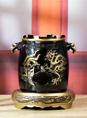 小铜记全铜碳炉覆古风便携围炉煮茶小H号家用温酒炉烧水加热保温