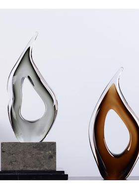 客厅装饰品琉璃摆件家居饰品轻奢高端现代简约酒柜电视柜玄关书房