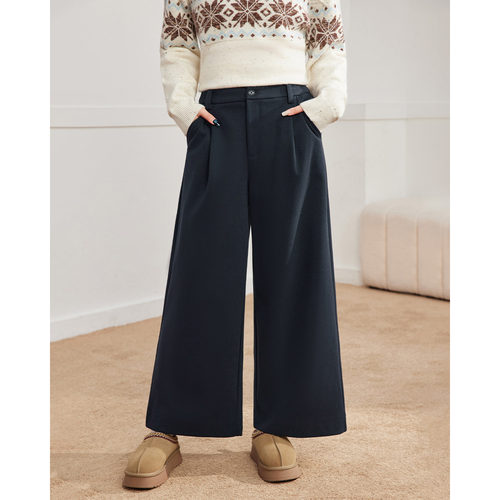 IEF/爱依服【大码女装】2025秋冬新款日常百搭通勤气质休闲直筒裤 - 图1