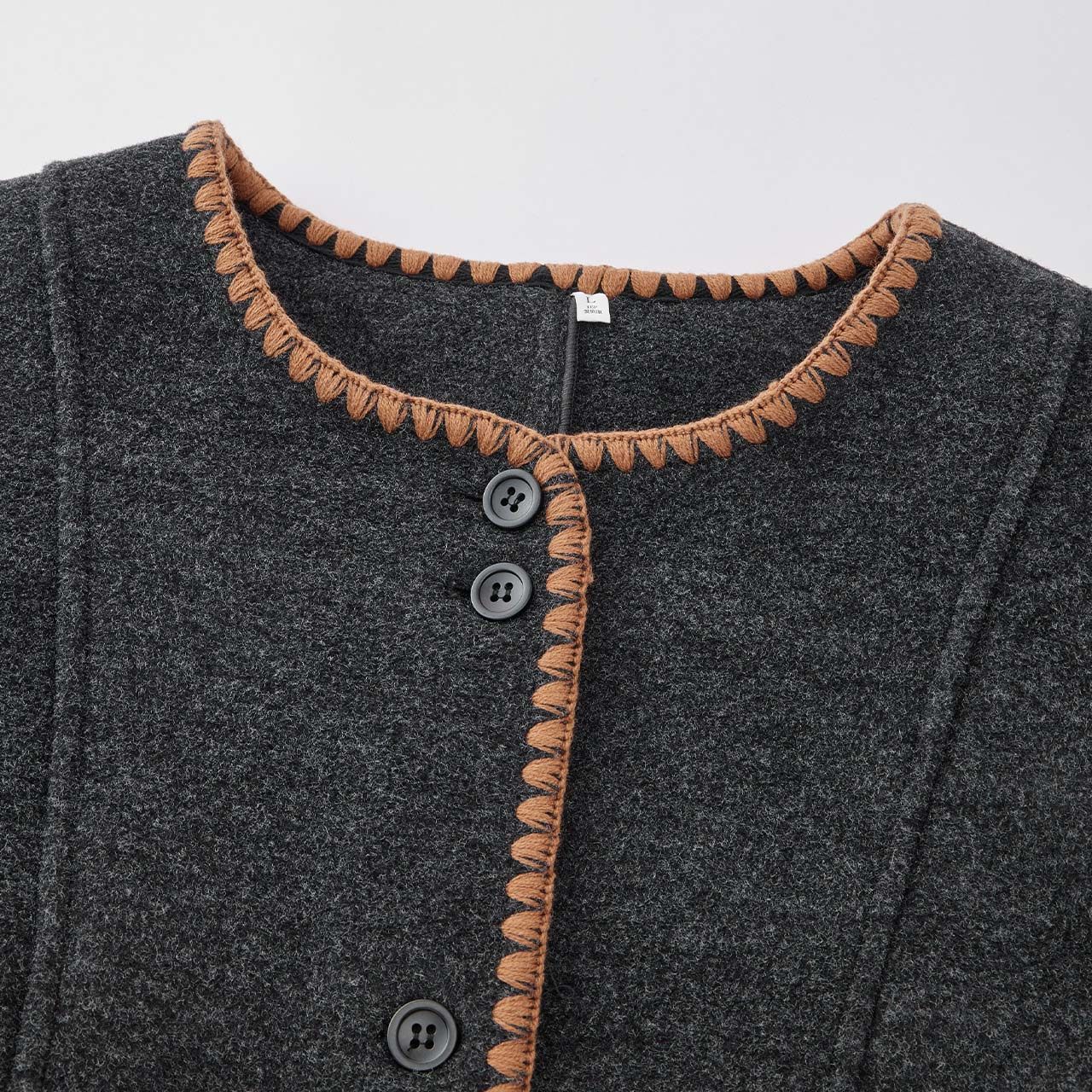 IEF/爱依服【大码女装】毛呢外套2025冬新款韩版通勤气质呢绒大衣,淘宝优惠券,粉丝福利购,淘宝优惠卷