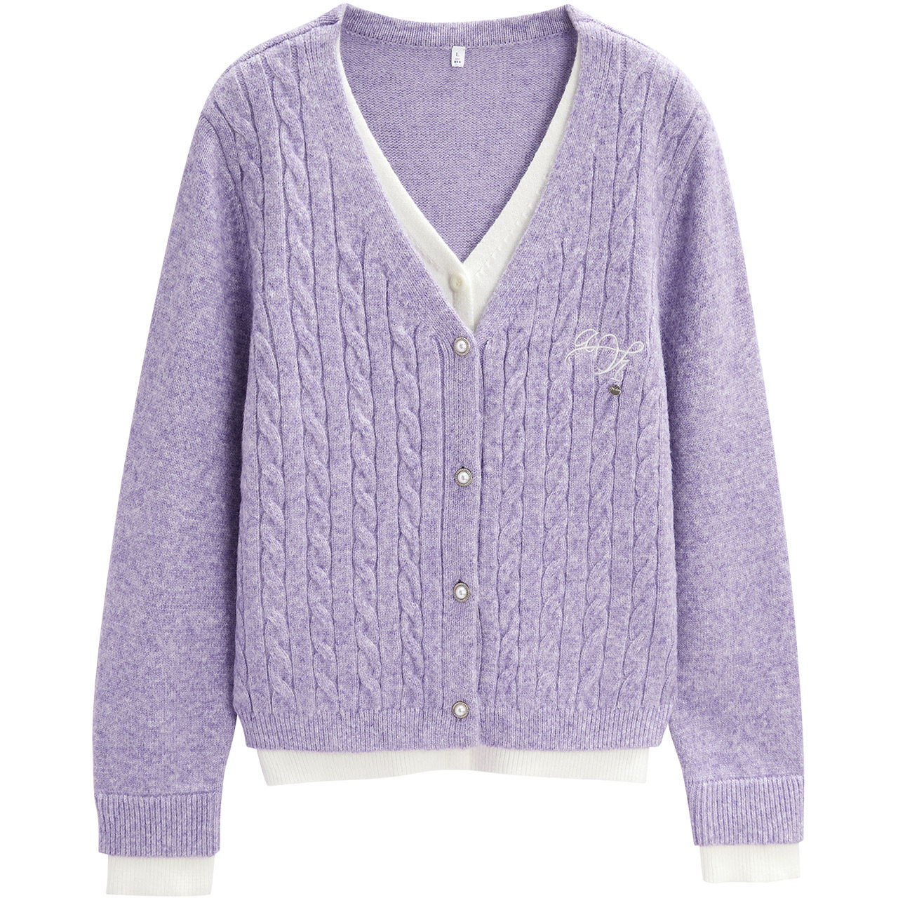 IEF/爱依服【大码女装】套头毛衣2025秋冬新款气质假两件毛针织衫,淘宝优惠券,粉丝福利购,淘宝优惠卷