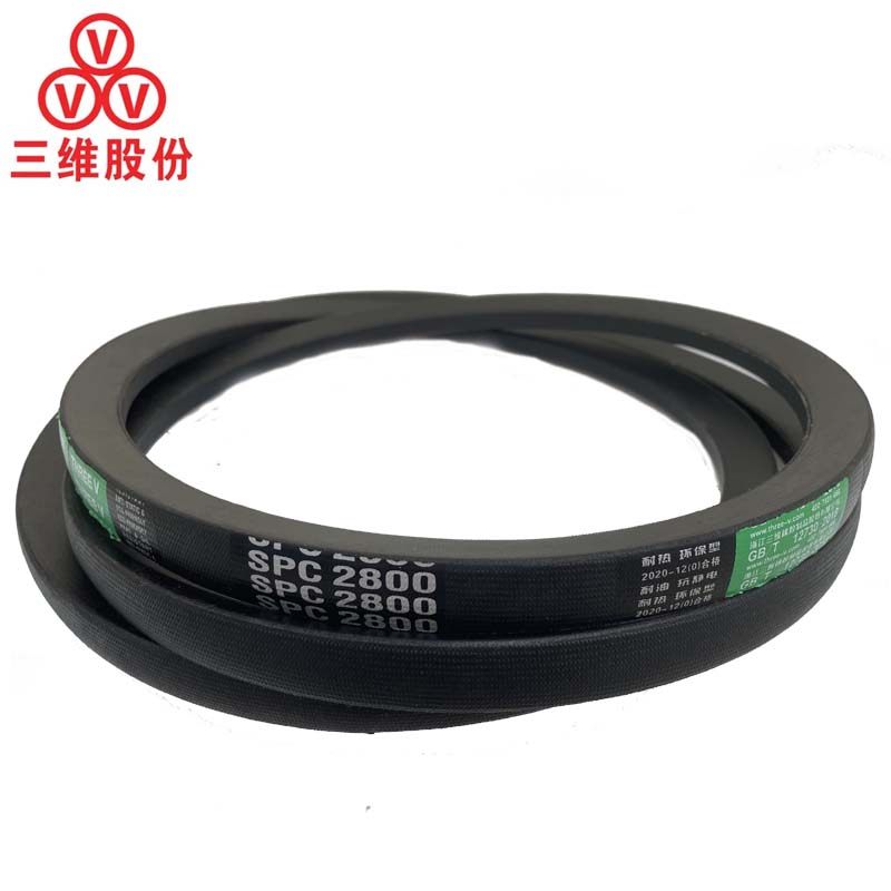 三维三角带SPC型3180-3810橡胶传动带B型A型D型工业机器齿形皮带 - 图0