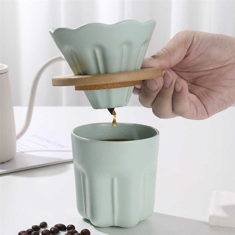 陶瓷手冲咖啡滤杯玉兰马卡龙三色V01咖啡过滤杯手冲套装耐高温,淘宝优惠券,粉丝福利购,淘宝优惠卷