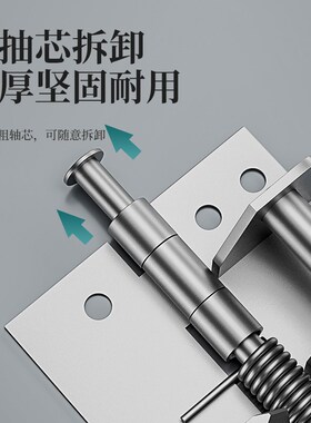 多功能闭门器自动回弹合页4寸缓冲装置弹簧隐形铰链90度直角定位
