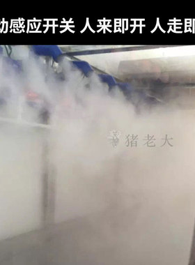 壁挂式人员消毒机智能人员消毒通道养殖设备鸡场猪场消毒雾化机