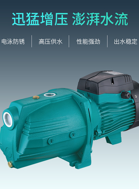 利欧家用增压泵大功率自吸泵抽水喷射泵高扬程水塔抽水太阳能增压