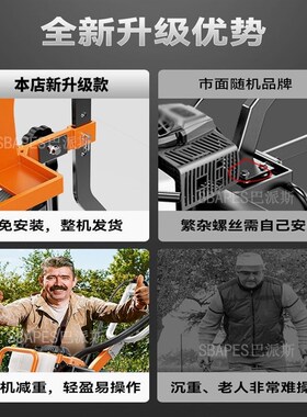 德国进口新款小型耕耘机小型家用汽油四行程松土水田锄草开沟机翻