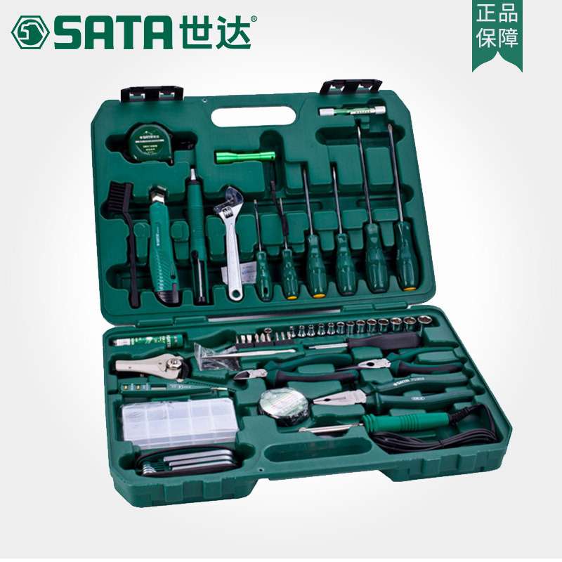 世达工具套装56件套电讯家庭物业汽修汽保维修套筒组套组合09536 - 图2