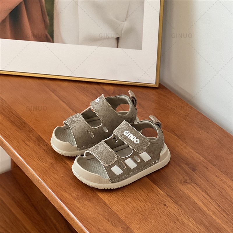 16-26码宝宝凉鞋男童鞋夏季1一3岁软底学步鞋女小童儿童沙滩鞋 - 图2