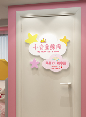 儿童房间布置网红卧室墙面床头墙贴纸画男孩电梯门装饰品欢迎回家