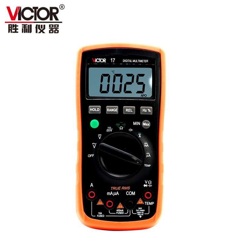 胜利VC17高精度自动量程数显万用表数字防烧真有效值数字万用表 - 图2