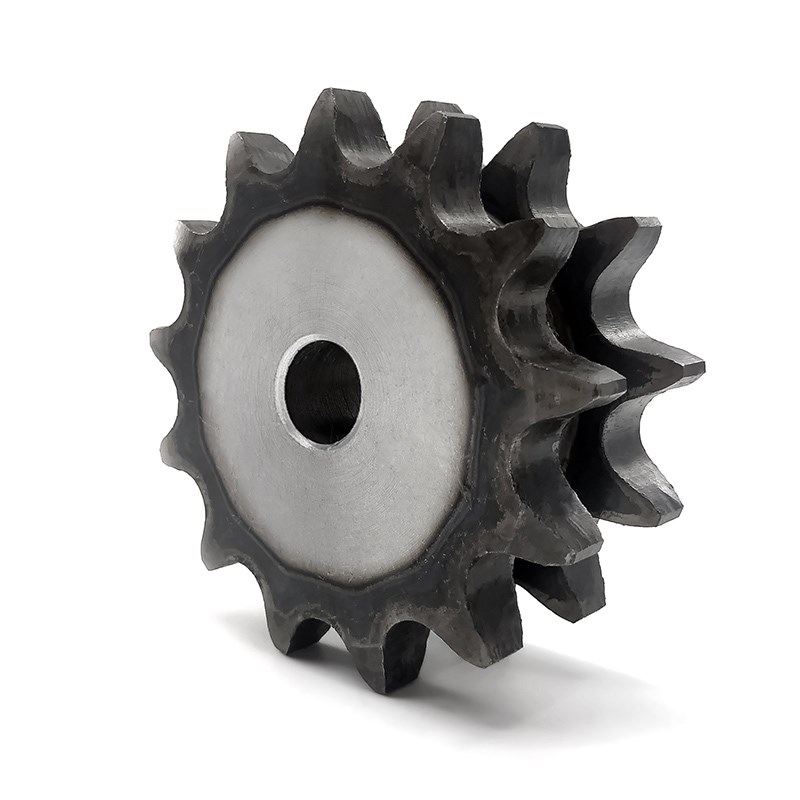 45钢1.6寸/28A双排链轮10-25齿厂家直销加工内孔键槽顶丝非标定制 - 图3