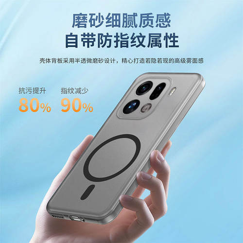 AOAP 适用OPPOFindX9Ultra手机壳X9sPro超薄软壳透明磨砂精孔镜头全包FindX9超轻TPU柔软x9pro磁吸保护套外壳 - 图3