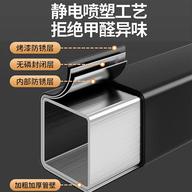 Kitchen rack microwave oven rack retractable double-layer countertop K table multi-functional hole board storage rack