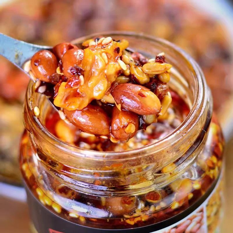 下饭辣椒酱花生拌面酱调味料红油辣椒油香辣酱蘸料牛肉酱瓶装酱料,淘宝优惠券,粉丝福利购,淘宝优惠卷