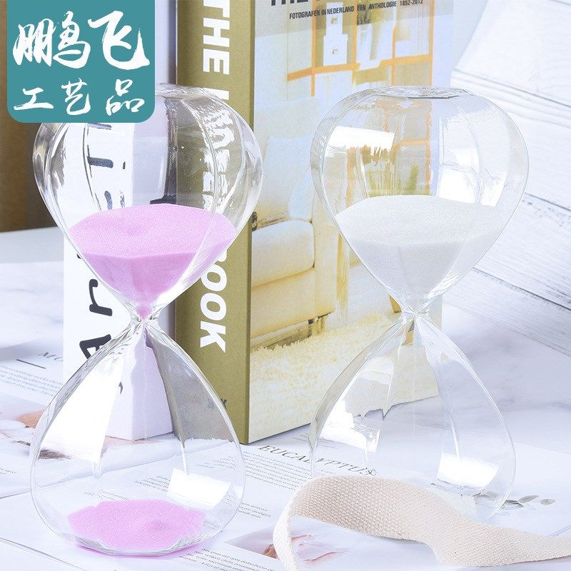 沙漏水晶30分钟水晶沙漏计时器水晶礼品 创意水晶摆件,淘宝优惠券,粉丝福利购,淘宝优惠卷