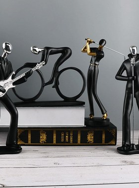 现代简约摆件轻奢家居创意客厅书房书架书柜酒柜装饰品摆件工艺品