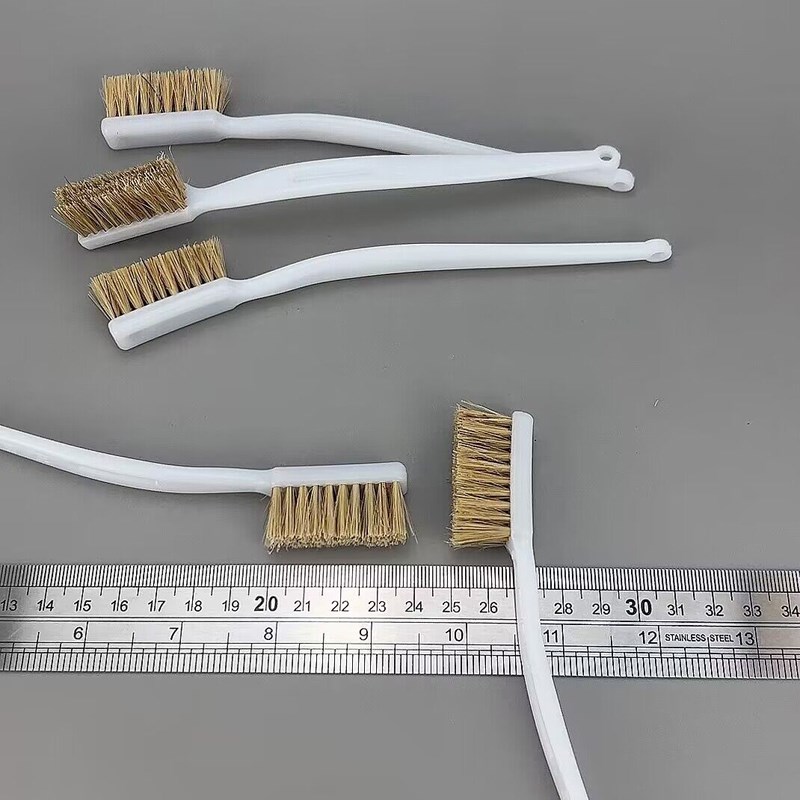 双星五星小毛刷子工业用猪毛牙刷硬毛刷胶牙刷刷子鞋厂用工业牙刷 - 图1